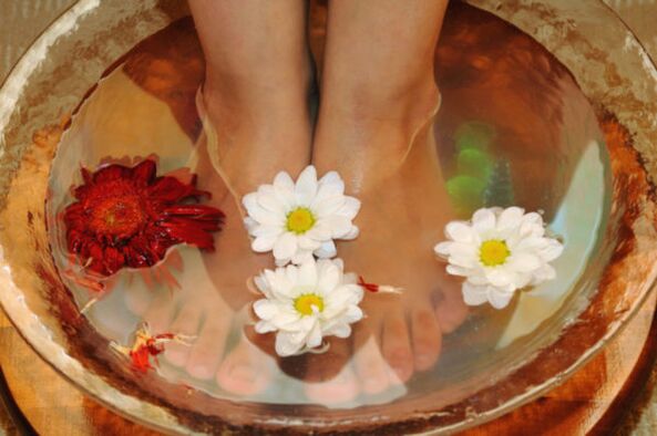 терапевтична вана за крака при псориазис
